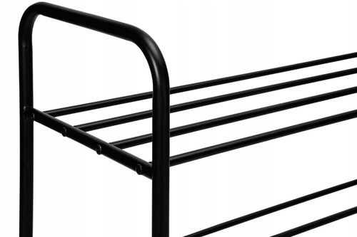 PÓŁKA STOJAK REGAŁ SZAFKA NA BUTY OBUWIE METALOWY CZARNY 2 PÓŁKI na Arena.pl