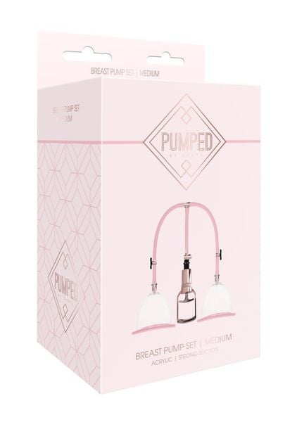 Shots Pumped Breast Pump Set Medium Rose Gold zdjęcie 1