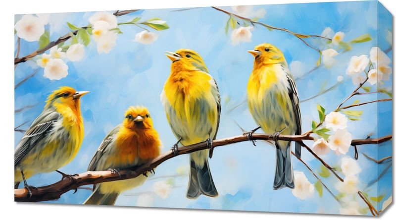 Obraz 70x40cm Wiosenne Pogwizdy zdjęcie 1