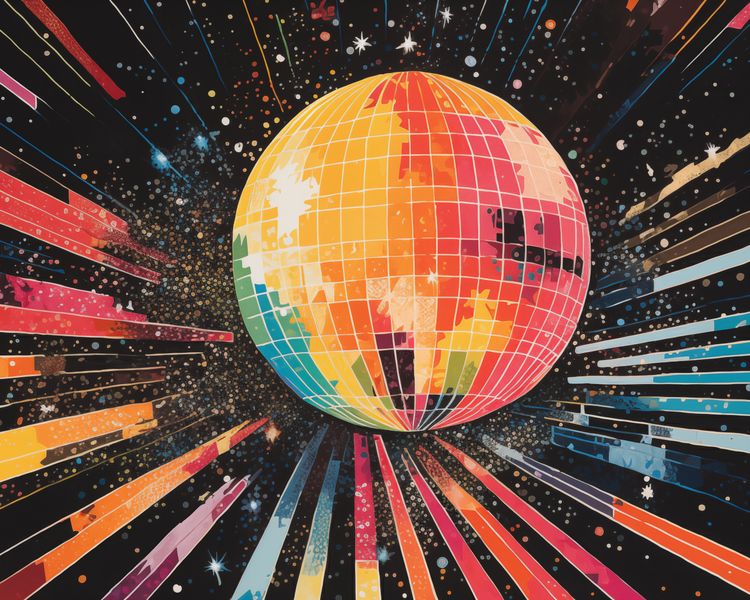 Plakat 50x40cm Disco Gra! zdjęcie 1