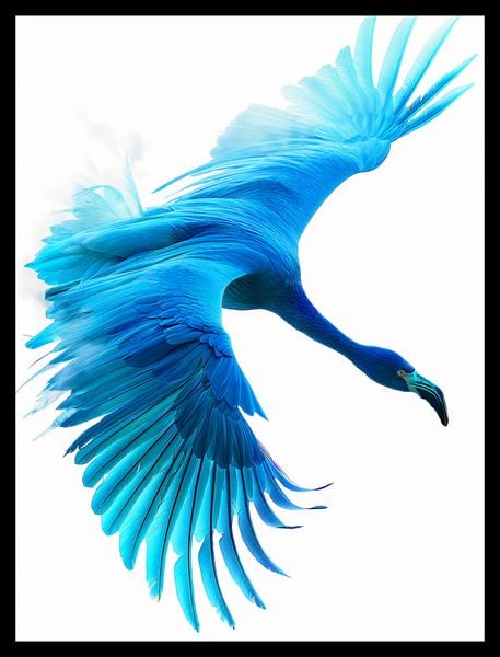 Plakat 30x40cm Błękitny Lot zdjęcie 2