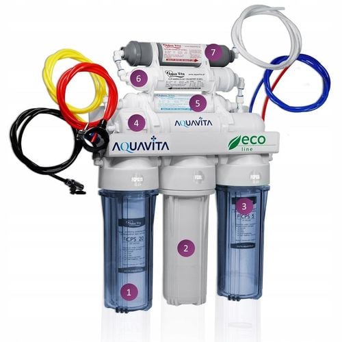 Filtr Wody pod Zlew Osmoza Odwrócona RO7 AQUA VITA - Jonizator + na Arena.pl