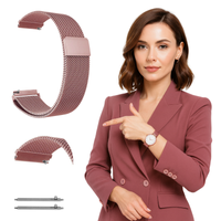 Pasek do HUAWEI WATCH GT2 GT3 GT 2 3 42MM 43MM ELEGANT różowy bransoleta