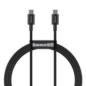 superior kabel przewód usb-c usb-c quick charge fcp 100w 5a 20v 1m czarny