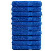 Ręczniki premium SOLUND, 10 szt., niebieskie, 80x200 cm