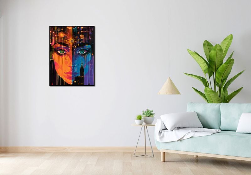 Plakat 60x80cm Cyfrowa Psyche zdjęcie 4