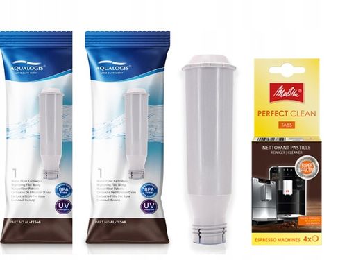 Zestaw MELITTA filtr Aqualogis AL-TES46 2szt, Tabletki Perfect Clean na Arena.pl