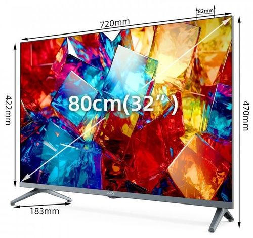 Telewizor ChiQ L32QM8T 32" QLED FHD Google TV Dolby Audio Chromecast DBX-TV na Arena.pl