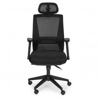 ERGONOMICZNY FOTEL BIUROWY OBROTOWY SIATKA PODPORA LĘDŹWIOWA