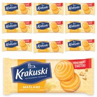 Pakiet Herbatniki maślane Krakuski 10x201 g Bahlsen