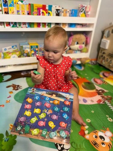 Drewniana gra łowienie rybek na magnes 3w1 4311 na Arena.pl