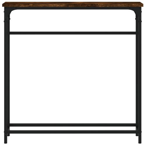 Stolik konsolowy, przydymiony dąb, 75x19,5x75 cm na Arena.pl