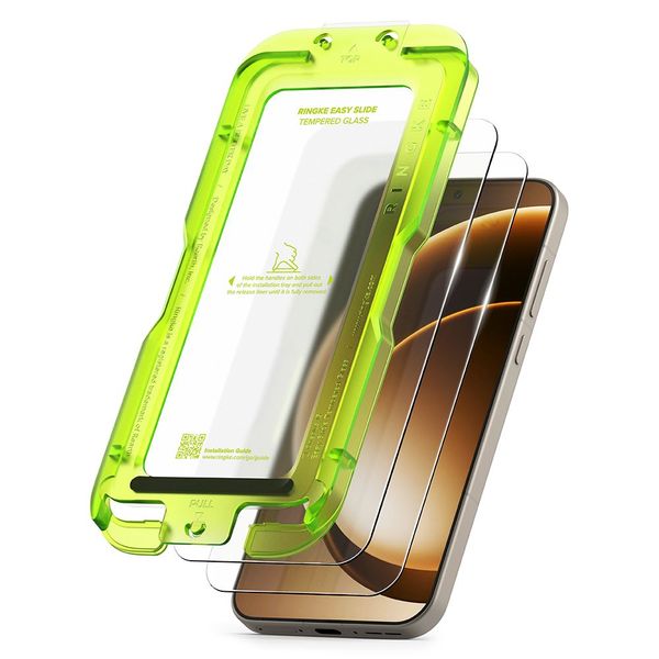 szkło hartowane ringke easy slide 2-pack oneplus 15 clear zdjęcie 2