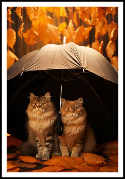 Plakat 68x101cm Jesienny Koci Schron zdjęcie 3