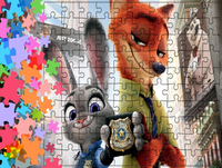 Puzzle tradycyjne - Zwierzogród 2 - Zootopia