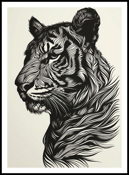 Plakat 64x90cm Tygrysi Gwizd zdjęcie 3