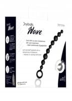 kulki analne joyballs wave długie czarne silikonowe 29 cm