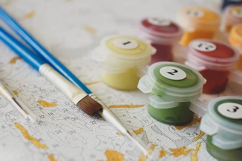 Malowanie po numerach – Monstera - 30x40 rama na Arena.pl