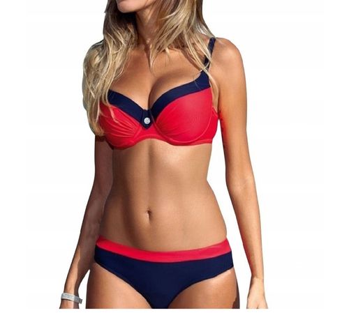 STRÓJ KĄPIELOWY BIKINI PUSH UP DWUCZĘŚCIOWY MODELUJĄCY na Arena.pl