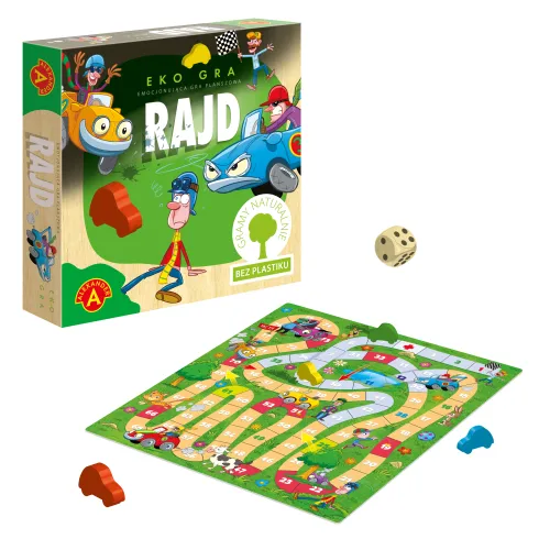 Rajd - Ekologiczna emocjonująca gra planszowa dla dzieci 3+  i dorosłych na Arena.pl
