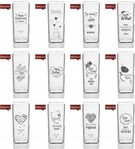 Wazon z grawerem PREZENT na urodziny 30 40 50 60 na Arena.pl