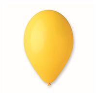 zestaw balonów pastelowych żółtych 10szt