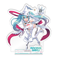 Racing Miku 2024 Ver. x Super Sonico Tsunagaru Acrylic Stand A