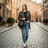 Torebka Sakiewka Czarna z Motywem Moro – Handmade