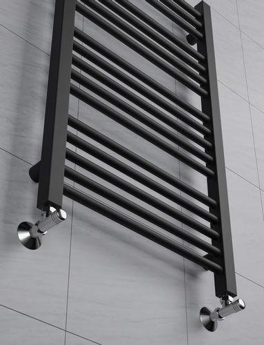 GRZEJNIK ŁAZIENKOWY -DRABINKA 940/450 CZARNY MAT na Arena.pl