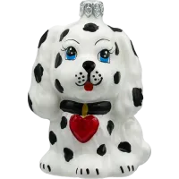 Bombka choinkowa szklana: Uroczy Dalmatyńczyk