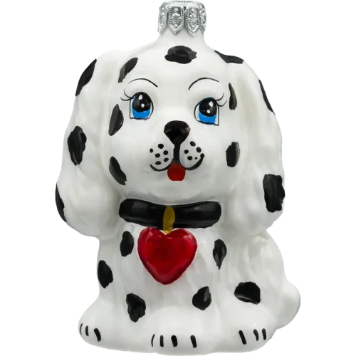 Bombka choinkowa szklana: Uroczy Dalmatyńczyk na Arena.pl