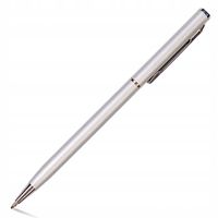 Długopis Tradycyjny Niebieski TSG-434 Metalowy Srebrny