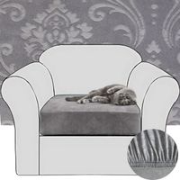 POKROWIEC NA SIEDZISKO OPARCIE SOFĘ WELUR TŁOCZONY