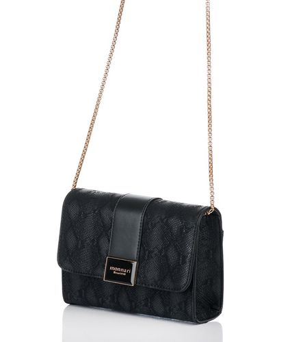 TOREBKA LISTONOSZKA MONNARI WIZYTOWA KOPERTÓWKA Czarna na łańcuszku na Arena.pl