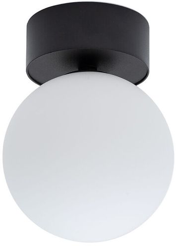 Sufitowa lampa Kier 10302 kulista do sypialni czarna biała na Arena.pl