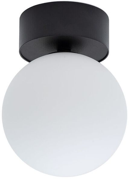 Sufitowa lampa Kier 10302 kulista do sypialni czarna biała zdjęcie 3