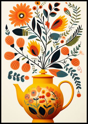 Plakat 70x100cm Bujna Herbata na Arena.pl