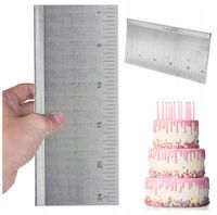 PACKA DO WYGŁADZANIA SKROBKA CUKIERNICZA PROSTA DEKORATOR TYNK TORT