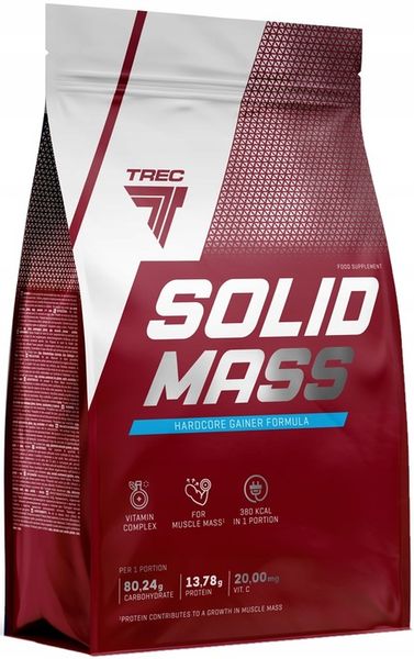 GAINER TREC SOLID MASS 3000g zdjęcie 3