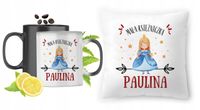 Dla Pauliny Zestaw Kubek Magiczny + Poduszka Z Nadrukiem Ze Zdjęciem