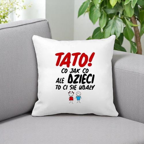 ZESTAW PODUSZKA I KUBEK ORYGINALNY PREZENT DLA TATY TEŚCIA DZIEŃ OJCA TATA na Arena.pl