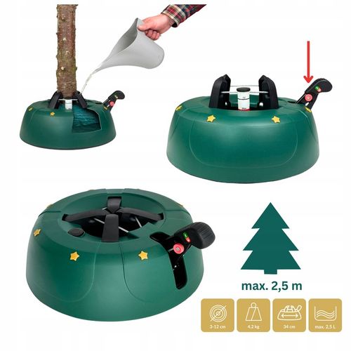 STOJAK POD CHOINKĘ CHOINKOWY STABILNA PODSTAWKA DO ŻYWEJ CHOINKI DO 2.5 M na Arena.pl