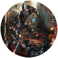 Opłatek na tort Transformers