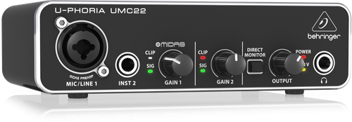 Behringer U-PHORIA UMC22 USB Audio Interfejs na Arena.pl