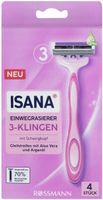 ISANA MASZYNKI DO GOLENIA 3-OSTRZOWE JEDNORAZOWE Z RUCHOMĄ GŁÓWKĄ 4 SZT