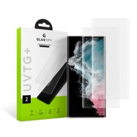 GLASTIFY SZKŁO HARTOWANE 2 SZTUKI DO Galaxy S22 Ultra 9H UVTG+