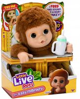 LITTLE LIVE PETS INTERAKTYWNA MAŁPKA MANGO DŹWIĘKI MASKOTKA