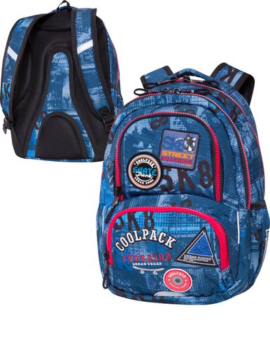 Coolpack-SPINER-Plecak-BLUE (BADGES B) na Arena.pl