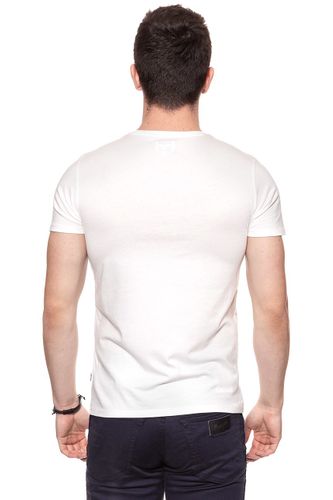 WRANGLER SLABBINK TEE OFFWHITE W7B56FK02 S na Arena.pl