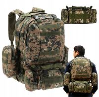 PLECAK WOJSKOWY 50L PLECAK WOJSKOWY TAKTYCZNY MILITARNY TORBA WOJSKOWA MOLL